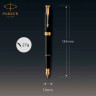 Ручка перьевая PARKER ESSENTIAL SONNET MATTE BLACK GT F CW1931516